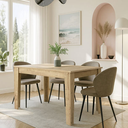 Τραπέζι Darlen Megapap χρώμα sapphire oak 125x72x74εκ. - Hippiehome.gr