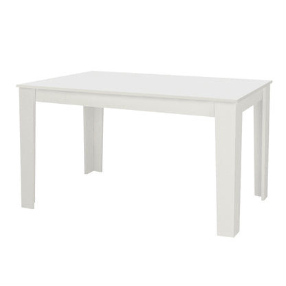 Τραπέζι Darlen Megapap χρώμα λευκό 125x72x74εκ. - Hippiehome.gr