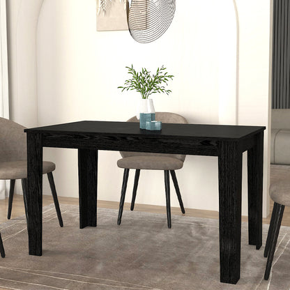 Τραπέζι Darlen Megapap χρώμα sencron black 125x72x74εκ. - Hippiehome.gr