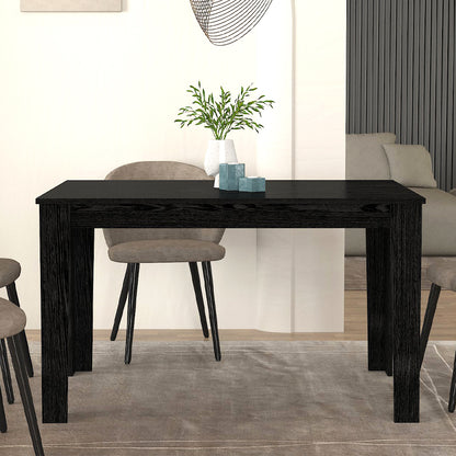 Τραπέζι Darlen Megapap χρώμα sencron black 125x72x74εκ. - Hippiehome.gr