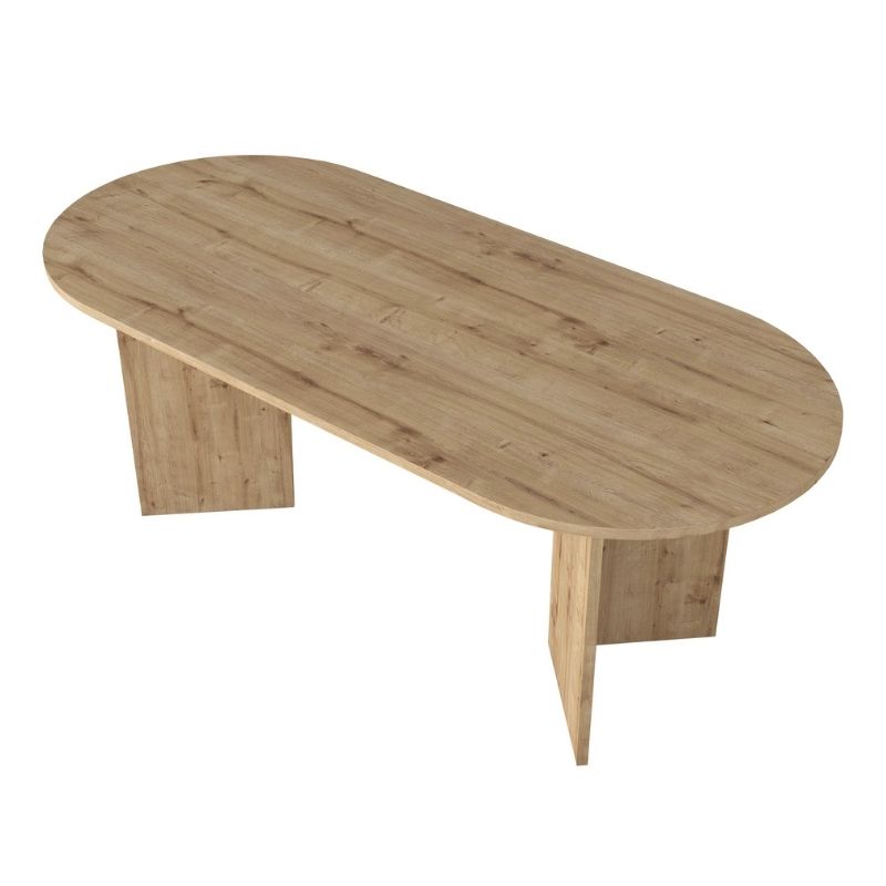 Τραπέζι Cortado Megapap χρώμα sapphire oak 200x90x74εκ. - Hippiehome.gr