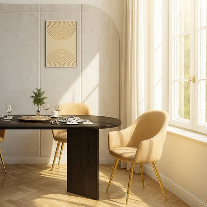 Τραπέζι Cortado Megapap χρώμα sencron black 200x90x74εκ. - Hippiehome.gr