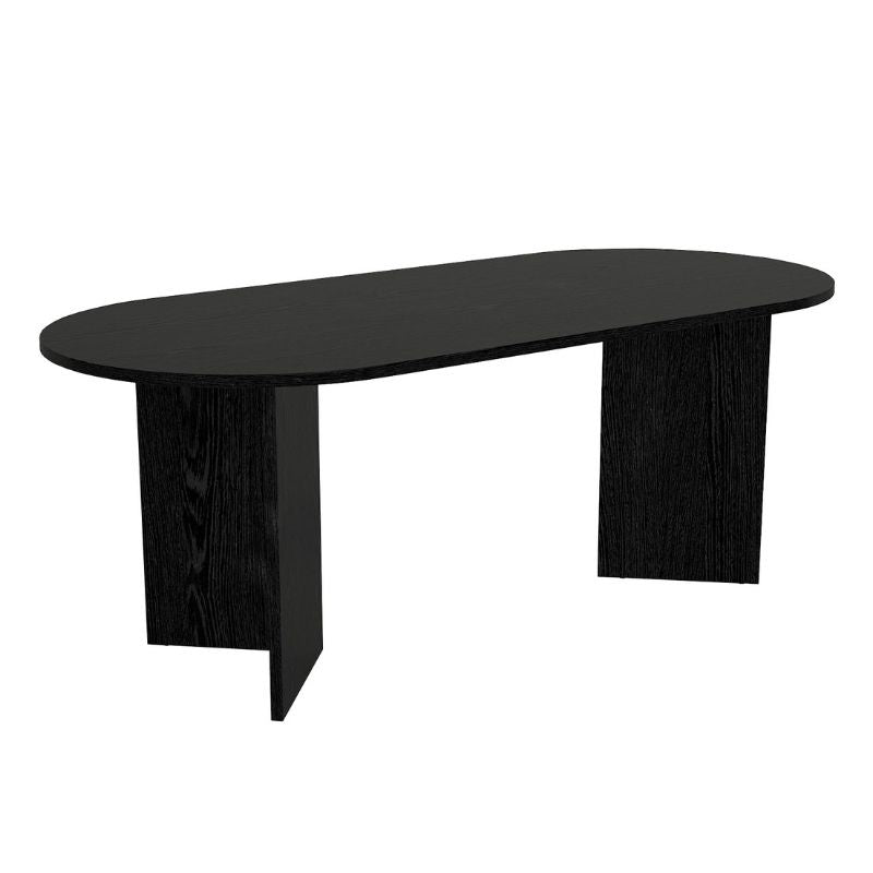 Τραπέζι Cortado Megapap χρώμα sencron black 200x90x74εκ. - Hippiehome.gr