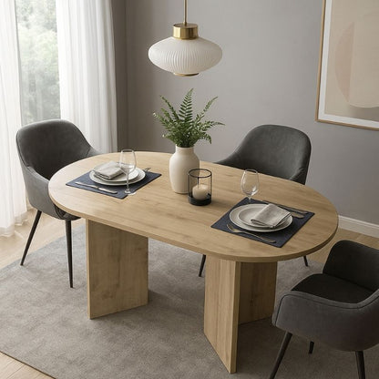 Τραπέζι Cortado Megapap χρώμα sapphire oak 138x80x75εκ. - Hippiehome.gr