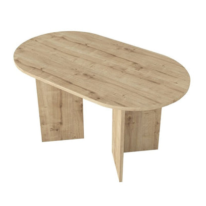 Τραπέζι Cortado Megapap χρώμα sapphire oak 138x80x75εκ. - Hippiehome.gr