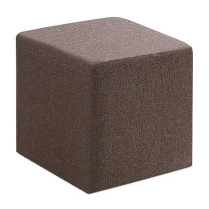 Kare Megapap stool fabric color brown 40x40x40cm.