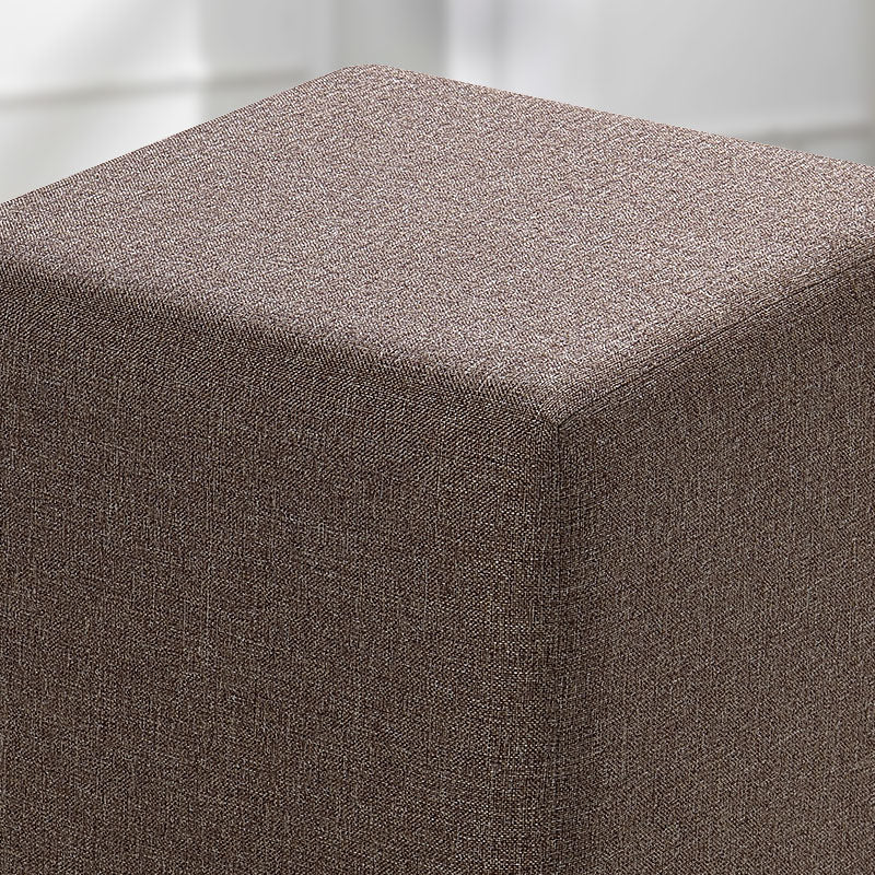 Kare Megapap stool fabric color brown 40x40x40cm.