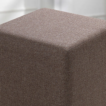 Kare Megapap stool fabric color brown 40x40x40cm.