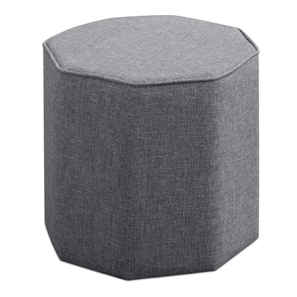 Hexa Megapap stool fabric color gray 40x40x42cm.