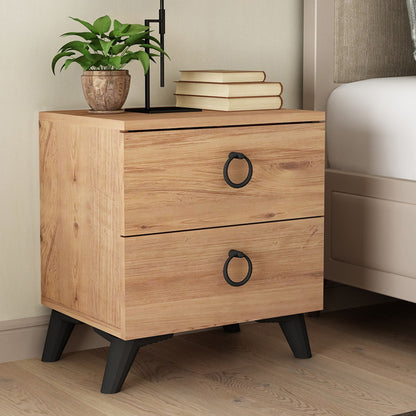 Bedside table Artes Megapap color atlantic pine 40x30x50cm.