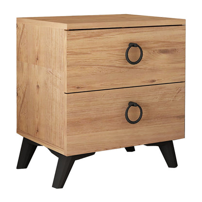 Bedside table Artes Megapap color atlantic pine 40x30x50cm.