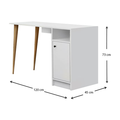 Desk Mentor Megapap color white 120x45x73cm.