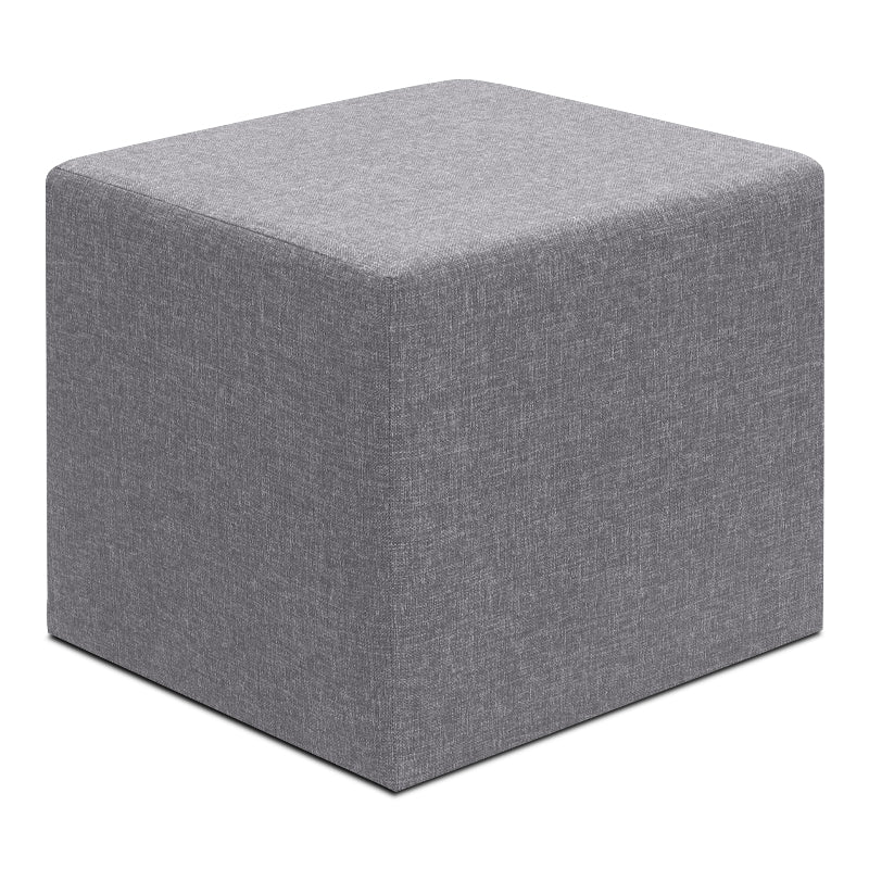 Σκαμπώ Linda Megapap υφασμάτινο χρώμα γκρι 40x40x40εκ. - Hippiehome.gr