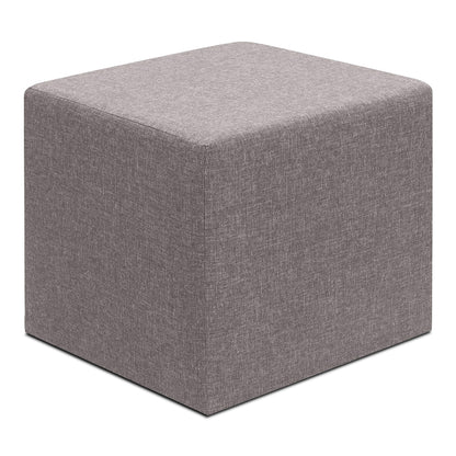 Σκαμπώ Linda Megapap υφασμάτινο χρώμα καφέ 40x40x40εκ. - Hippiehome.gr