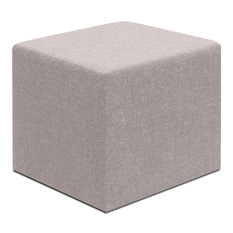 Σκαμπώ Linda Megapap υφασμάτινο χρώμα μπεζ 40x40x40εκ. - Hippiehome.gr
