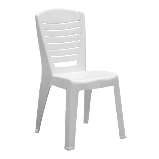 Polypropylene chair Tabia Megapap color white 47x49x86cm.