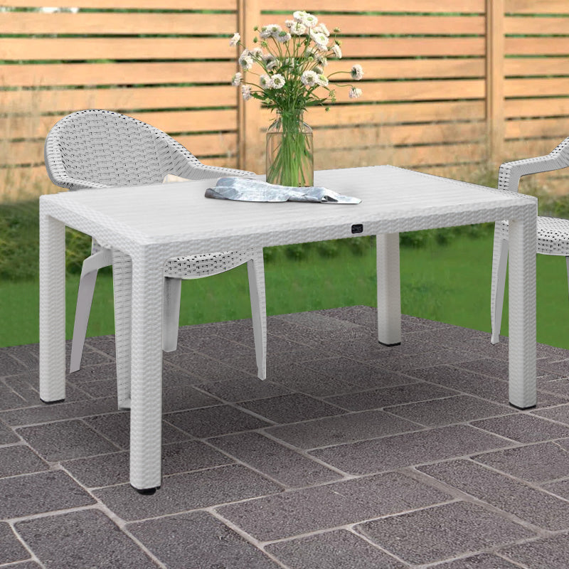 Τραπέζι πολυπροπυλενίου Kalan Megapap χρώμα λευκό 150x90x75εκ. - Hippiehome.gr