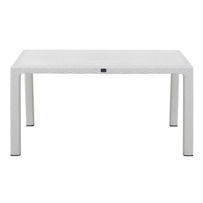 Τραπέζι πολυπροπυλενίου Kalan Megapap χρώμα λευκό 150x90x75εκ. - Hippiehome.gr