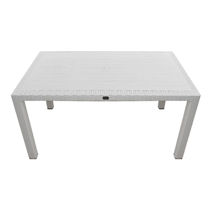 Τραπέζι πολυπροπυλενίου Kalan Megapap χρώμα λευκό 150x90x75εκ. - Hippiehome.gr