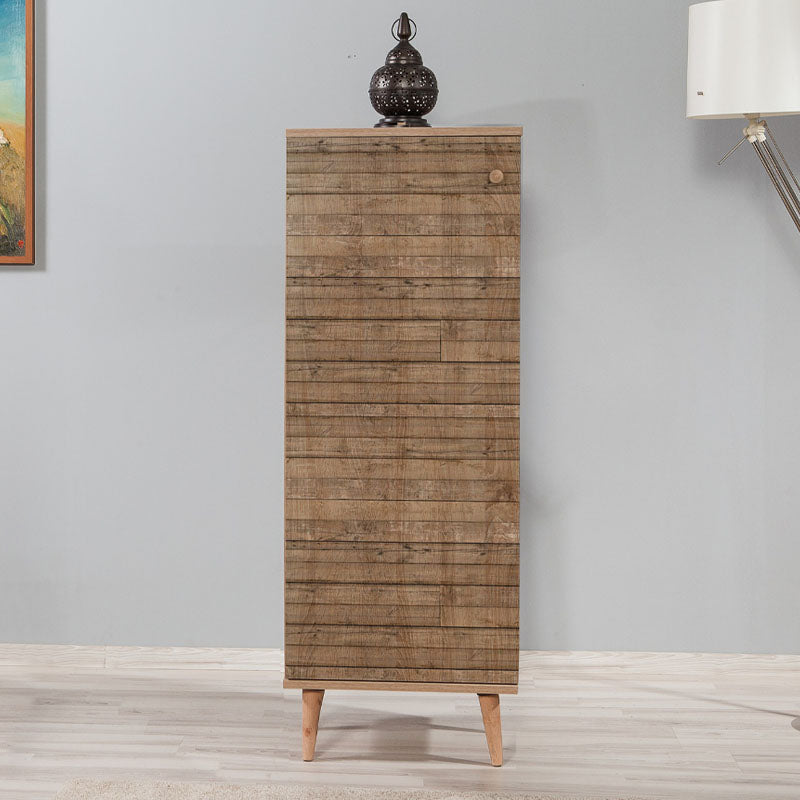 Παπουτσοθήκη - ντουλάπι Soho Megapap χρώμα sonoma 50x38x135εκ. - Hippiehome.gr