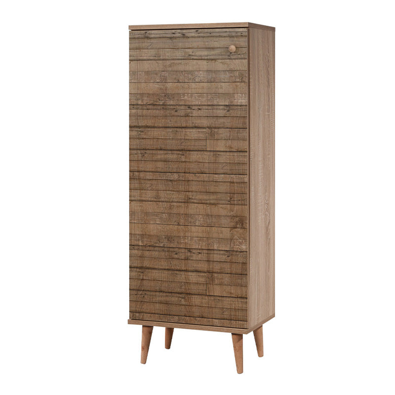 Παπουτσοθήκη - ντουλάπι Soho Megapap χρώμα sonoma 50x38x135εκ. - Hippiehome.gr
