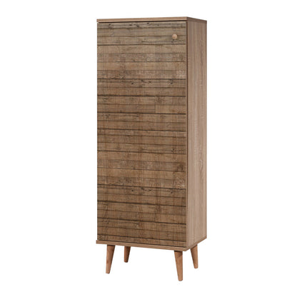 Παπουτσοθήκη - ντουλάπι Soho Megapap χρώμα sonoma 50x38x135εκ. - Hippiehome.gr