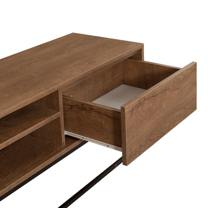 Έπιπλο τηλεόρασης Amedeo Megapap χρώμα καρυδί 180x40x50εκ. - Hippiehome.gr