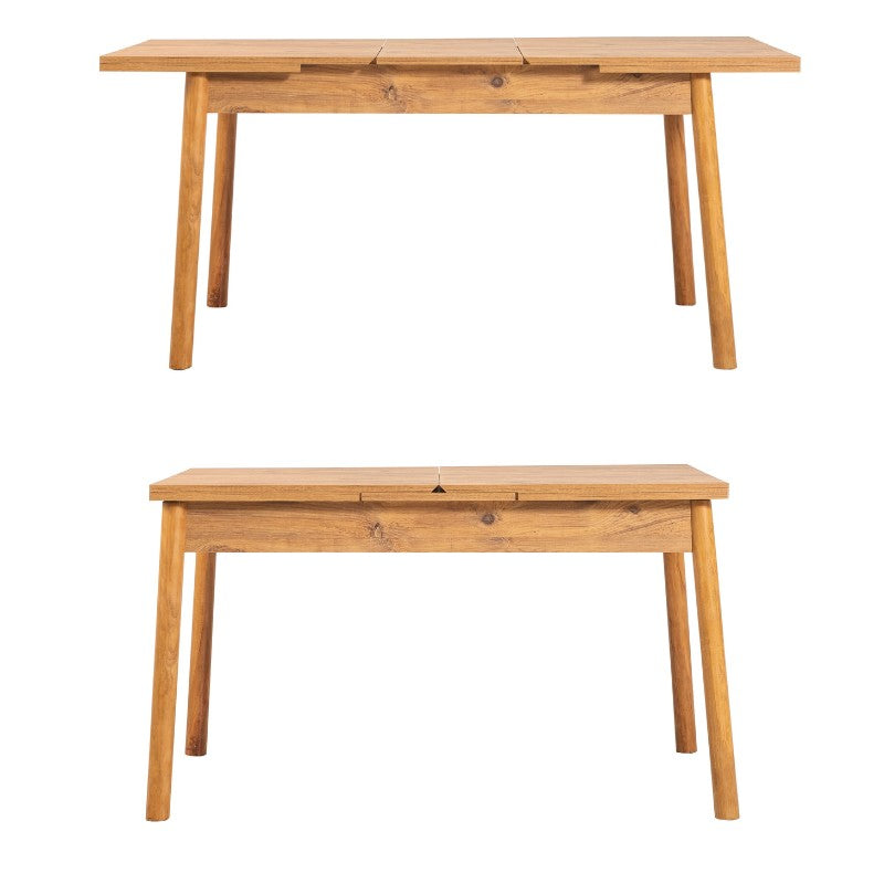 Τραπέζι Jemmy Megapap επεκτεινόμενο χρώμα atlantic pine 120/153x75x77εκ. - Hippiehome.gr