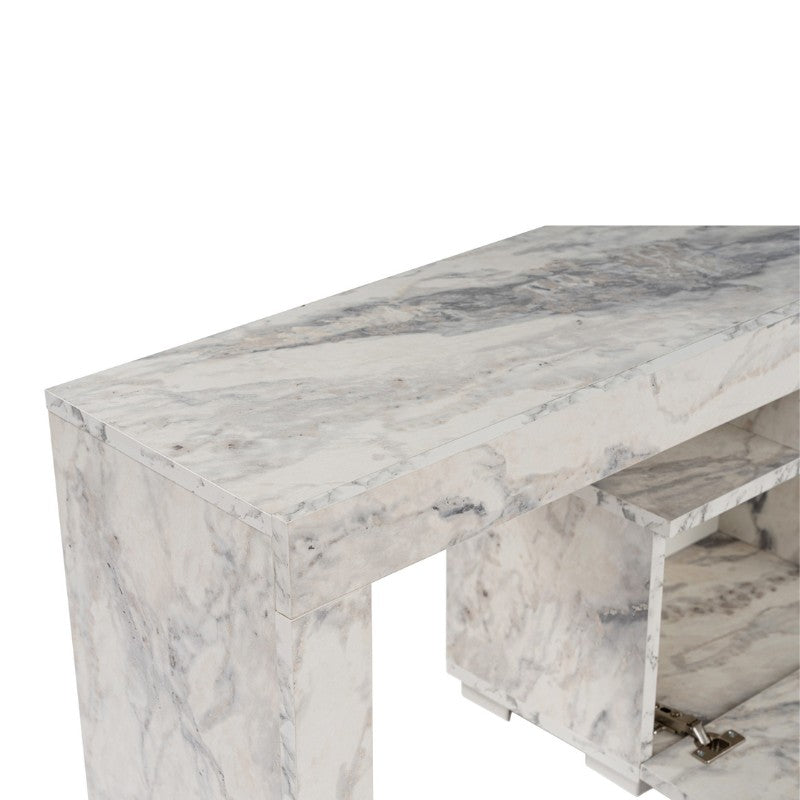 Έπιπλο τηλεόρασης Enclave Megapap χρώμα εφέ μαρμάρου 180x31,3x50εκ. - Hippiehome.gr