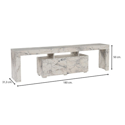 Έπιπλο τηλεόρασης Enclave Megapap χρώμα εφέ μαρμάρου 180x31,3x50εκ. - Hippiehome.gr