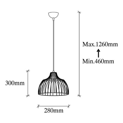 Φωτιστικό οροφής Treiso Megapap E27 μεταλλικό μονόφωτο χρώμα χρυσό Ø28x126εκ. - Hippiehome.gr