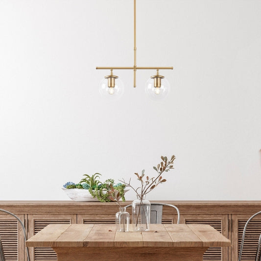 Φωτιστικό οροφής Nilufer Megapap E27 μεταλλικό δίφωτο χρώμα χρυσό 52x15x76εκ. - Hippiehome.gr