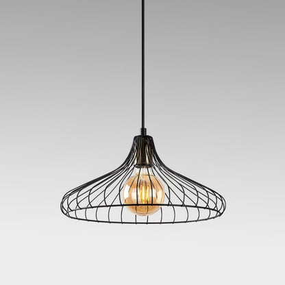 Φωτιστικό οροφής Adda Megapap E27 μεταλλικό μονόφωτο χρώμα μαύρο Ø36x120εκ. - Hippiehome.gr