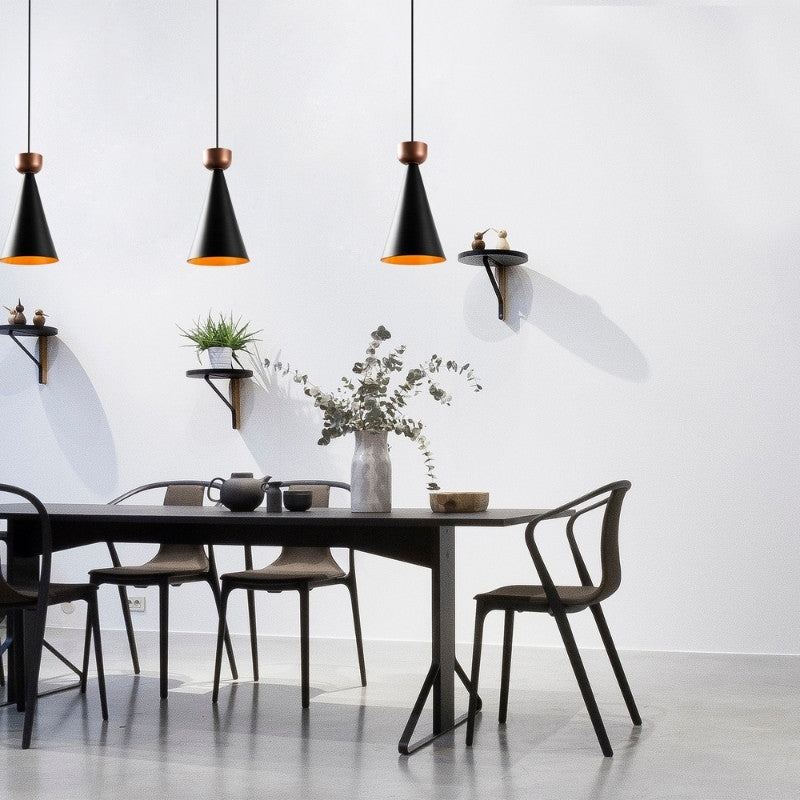 Φωτιστικό οροφής Dona Megapap E27 μεταλλικό μονόφωτο χρώμα μαύρο Ø19x131εκ. - Hippiehome.gr