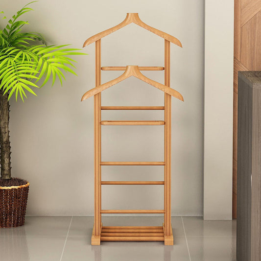 Επιδαπέδια κρεμάστρα Beta II Megapap ξύλινη χρώμα φυσικό 48x35x120εκ. - Hippiehome.gr