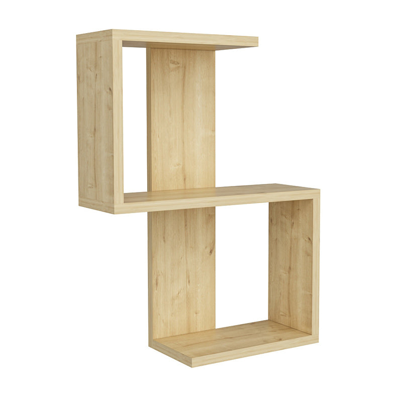 Ραφιέρα τοίχου Octa Megapap χρώμα sapphire oak 45x16,4x60εκ. - Hippiehome.gr