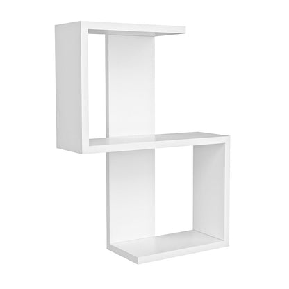 Ραφιέρα τοίχου Octa Megapap χρώμα λευκό 45x16,4x60εκ. - Hippiehome.gr