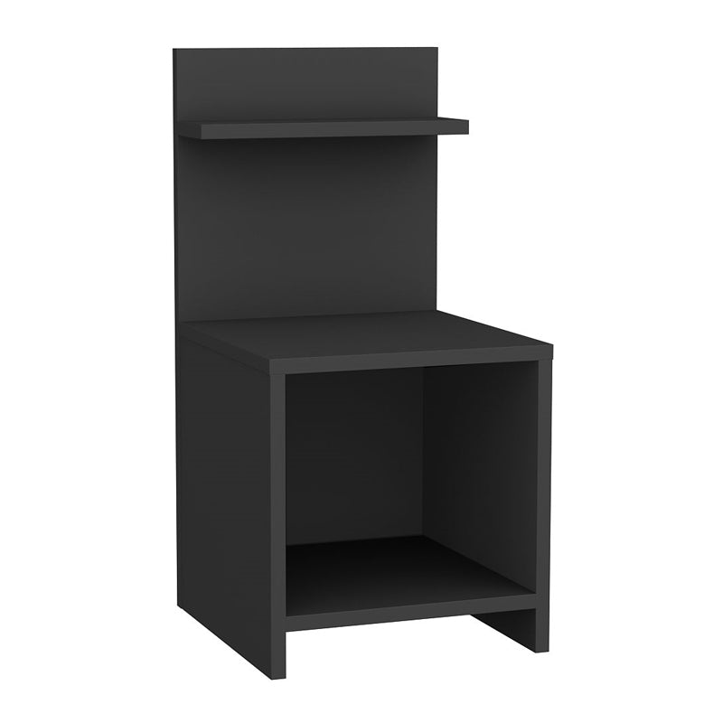 Κομοδίνο Ulman Megapap χρώμα ανθρακί 35x37x72εκ. - Hippiehome.gr