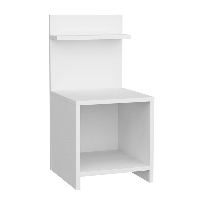 Κομοδίνο Ulman Megapap χρώμα λευκό 35x37x72εκ. - Hippiehome.gr