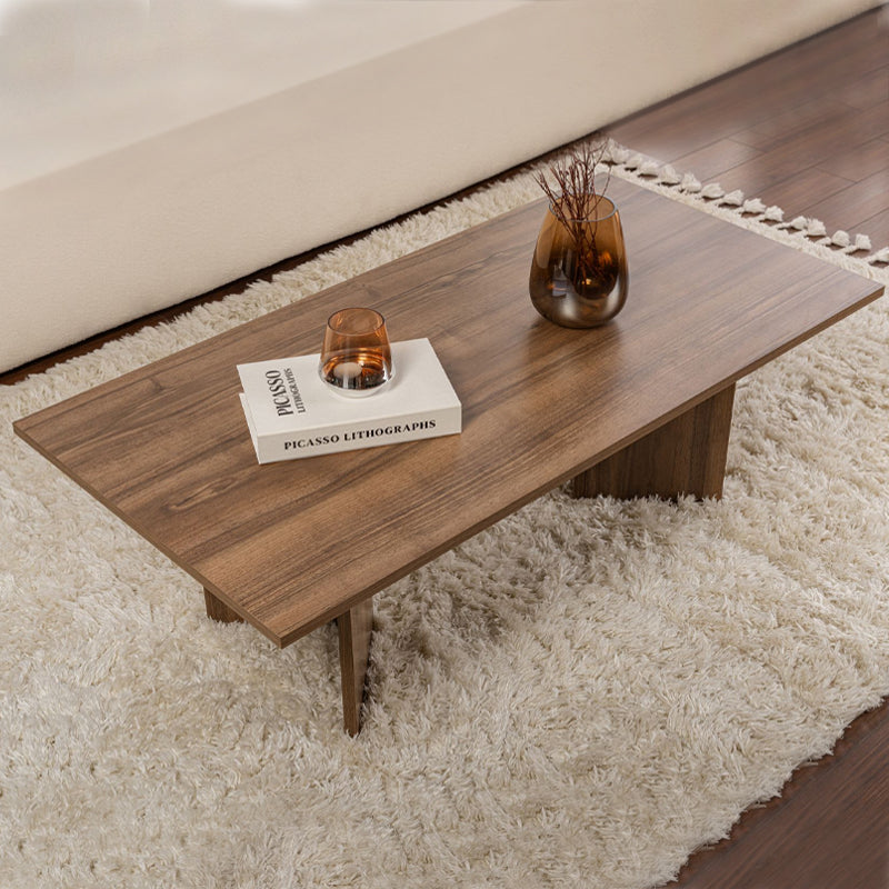 Τραπεζάκι σαλονιού Sabin Megapap χρώμα καρυδί 119x60x40εκ. - Hippiehome.gr