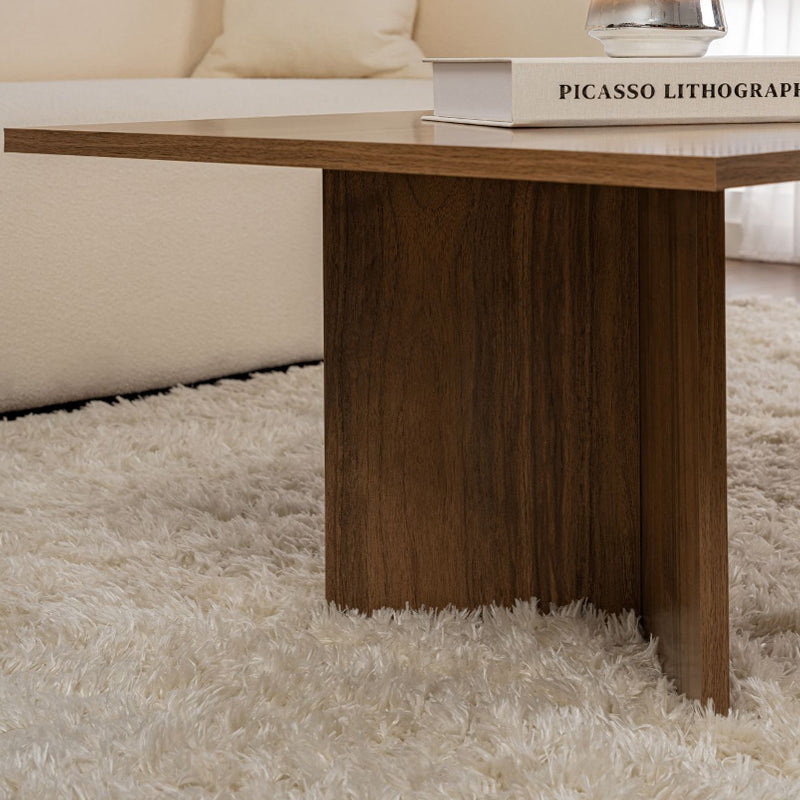 Τραπεζάκι σαλονιού Sabin Megapap χρώμα καρυδί 119x60x40εκ. - Hippiehome.gr