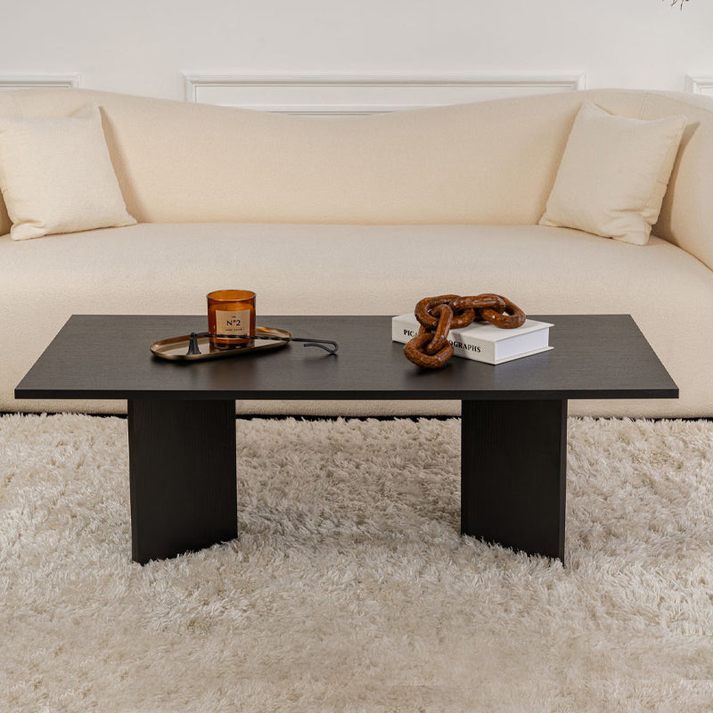 Τραπεζάκι σαλονιού Sabin Megapap χρώμα μαύρο 119x60x40εκ. - Hippiehome.gr