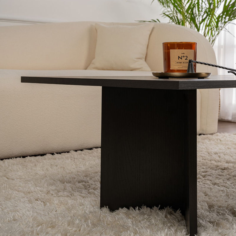 Τραπεζάκι σαλονιού Sabin Megapap χρώμα μαύρο 119x60x40εκ. - Hippiehome.gr