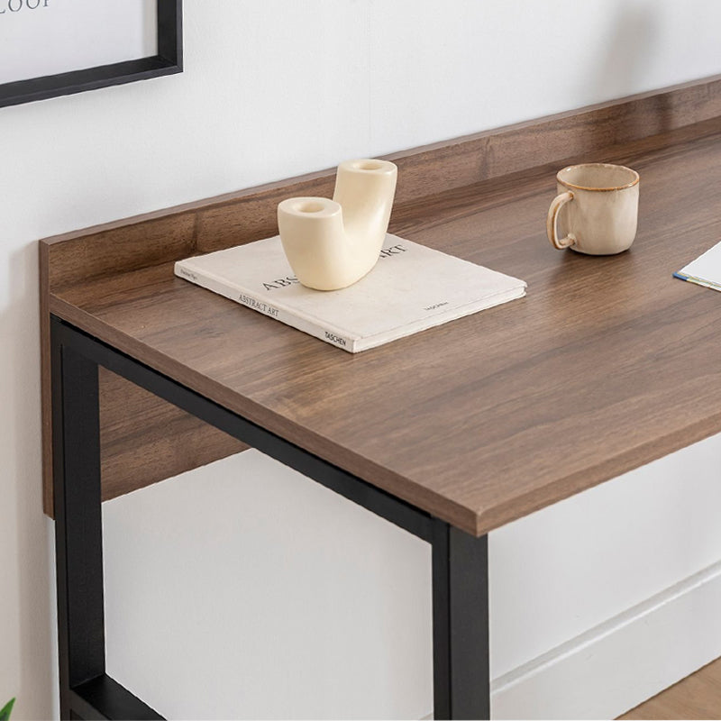 Γραφείο εργασίας Rana Megapap χρώμα καρυδί - μαύρο 120x60x78,8εκ. - Hippiehome.gr