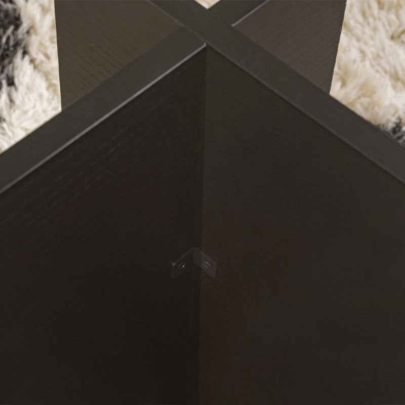 Τραπεζάκι σαλονιού Vetrino Megapap γυάλινο χρώμα μαύρο 105x65x40εκ. - Hippiehome.gr