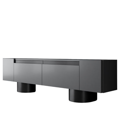 Έπιπλο τηλεόρασης Haven Megapap χρώμα ανθρακί 180x30x50εκ. - Hippiehome.gr