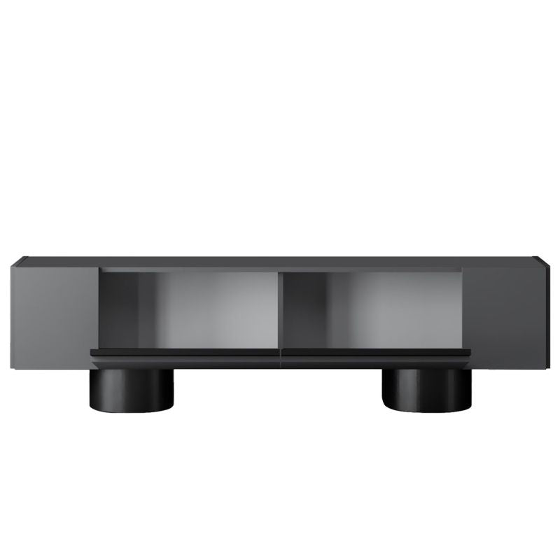 Έπιπλο τηλεόρασης Haven Megapap χρώμα ανθρακί 180x30x50εκ. - Hippiehome.gr