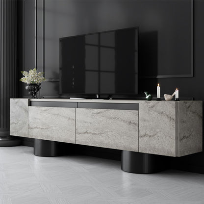 Έπιπλο τηλεόρασης Haven Megapap χρώμα travertine 180x30x50εκ. - Hippiehome.gr