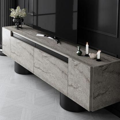 Έπιπλο τηλεόρασης Haven Megapap χρώμα travertine 180x30x50εκ. - Hippiehome.gr