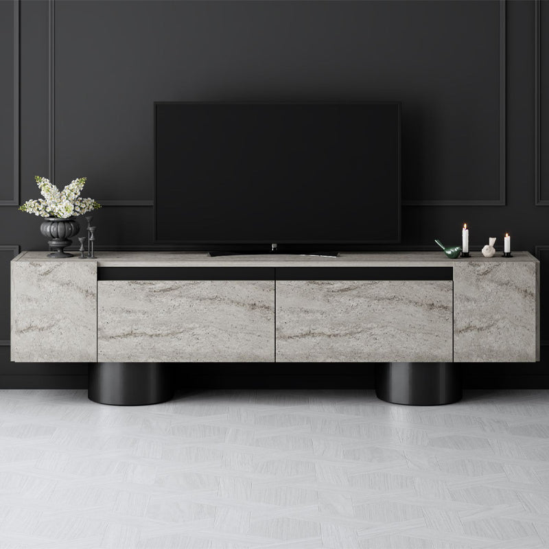 Έπιπλο τηλεόρασης Haven Megapap χρώμα travertine 180x30x50εκ. - Hippiehome.gr